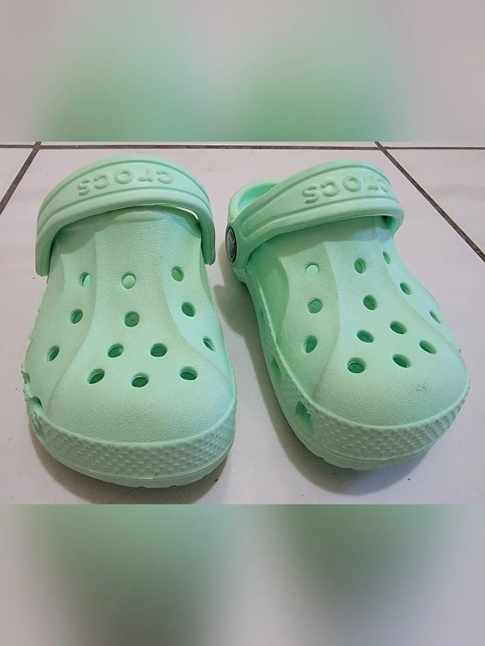CROCS Kids Classic Clog - Mint Size 7 Toddler